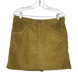 Athleta Kaleidoscope Mini Corduroy Skirt 6